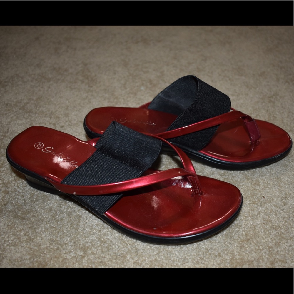 Gabriella ruby red sandals